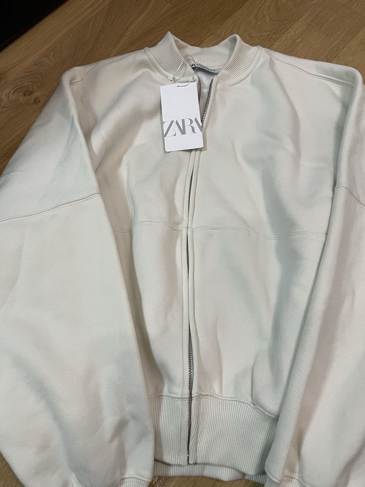 Бомбер світшот худі zara жіноче на замок зара спортивний костюм