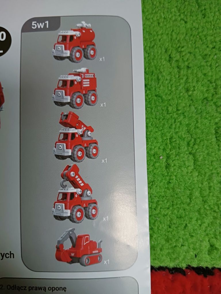 Robot 5 w 1 pojazdy