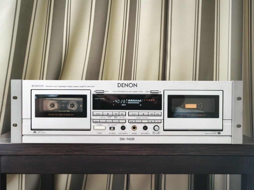 Касетна дека Denon DN-740R Студійна ! Відмінний стан Японія !