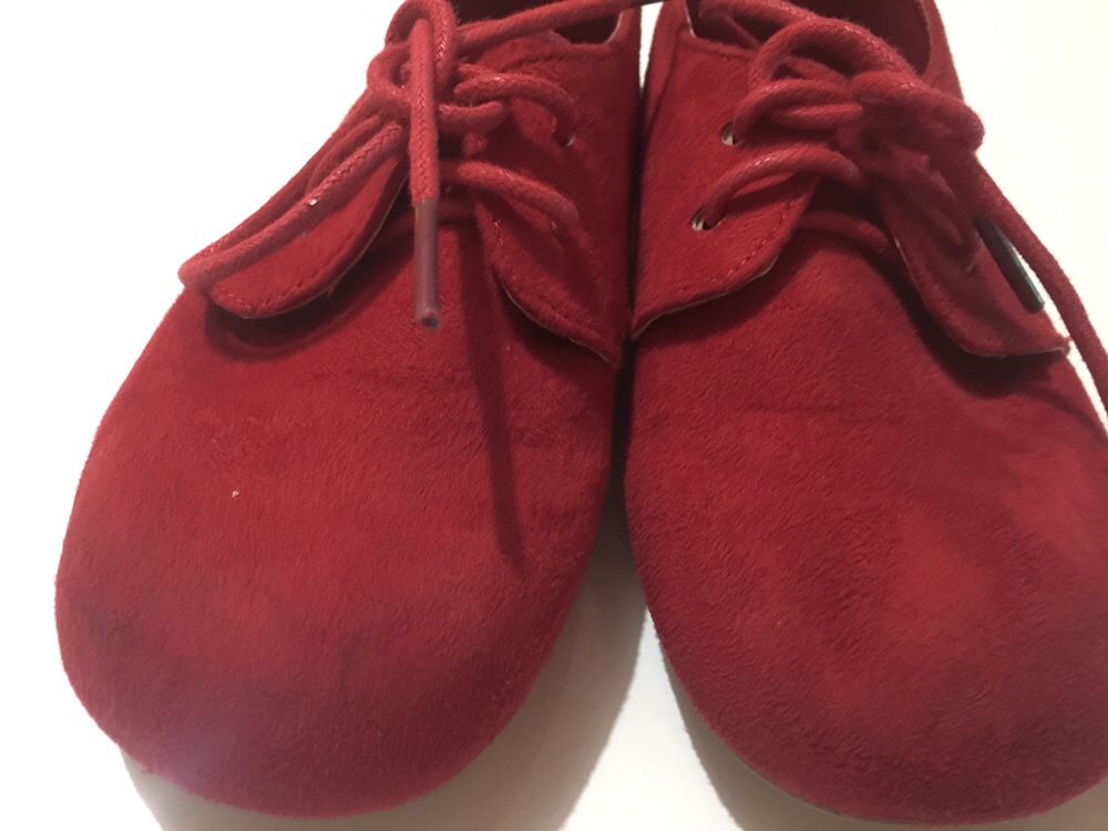 Sapatos menina cor vermelha