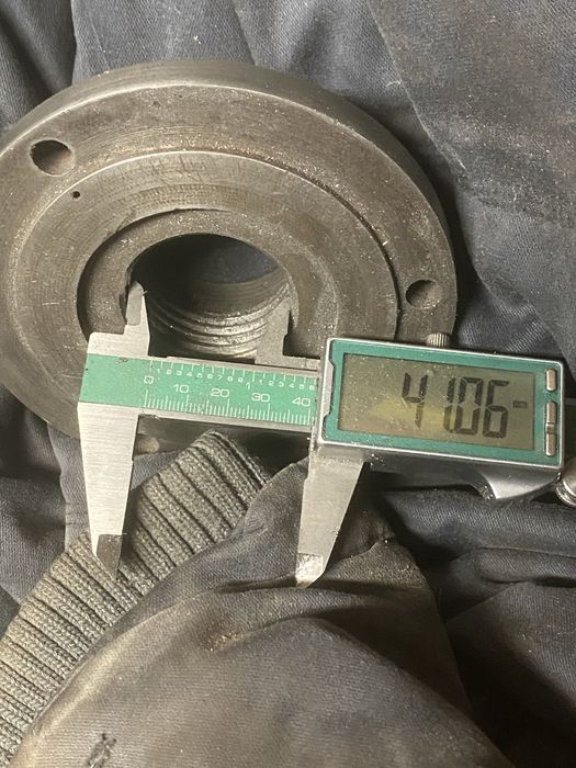 Планшайба на токарный патрон 125 на тв 7