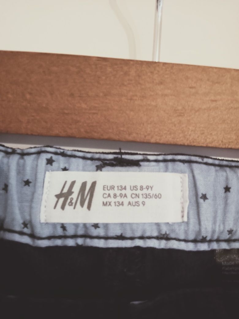 Spodnie sztruksowe H&M roz 134