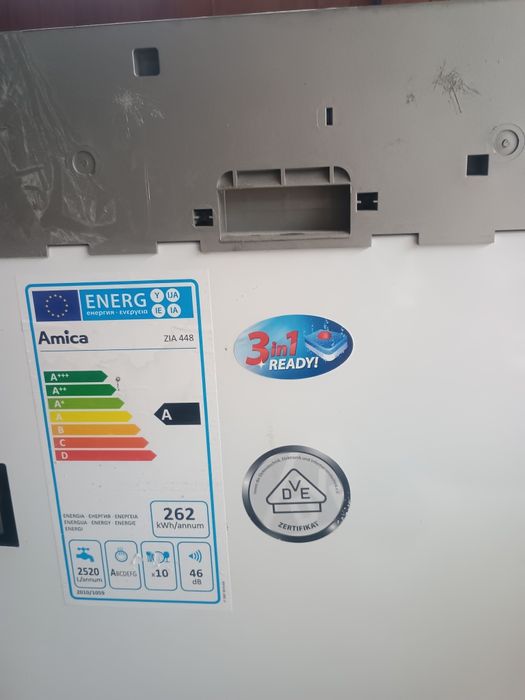 Zmywarka do zabudowy Amica 45 cm