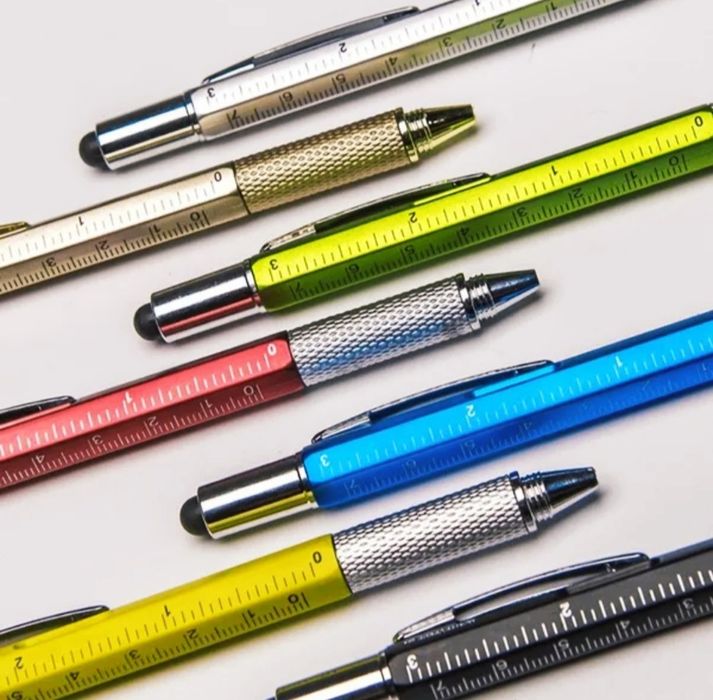 Wielofunkcyjny długopis techn. 6w1, kieszonkowe narzędzie techniczne