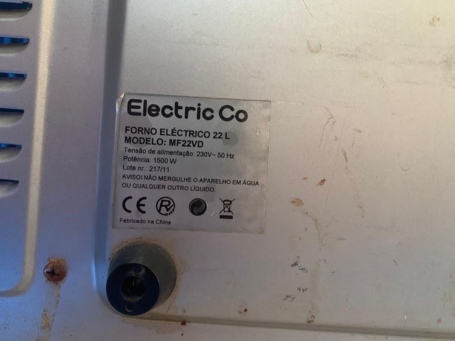 Mini forno eléctrico