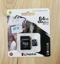 Karta miniSD SD Kingston 64GB Canvas Select Plus