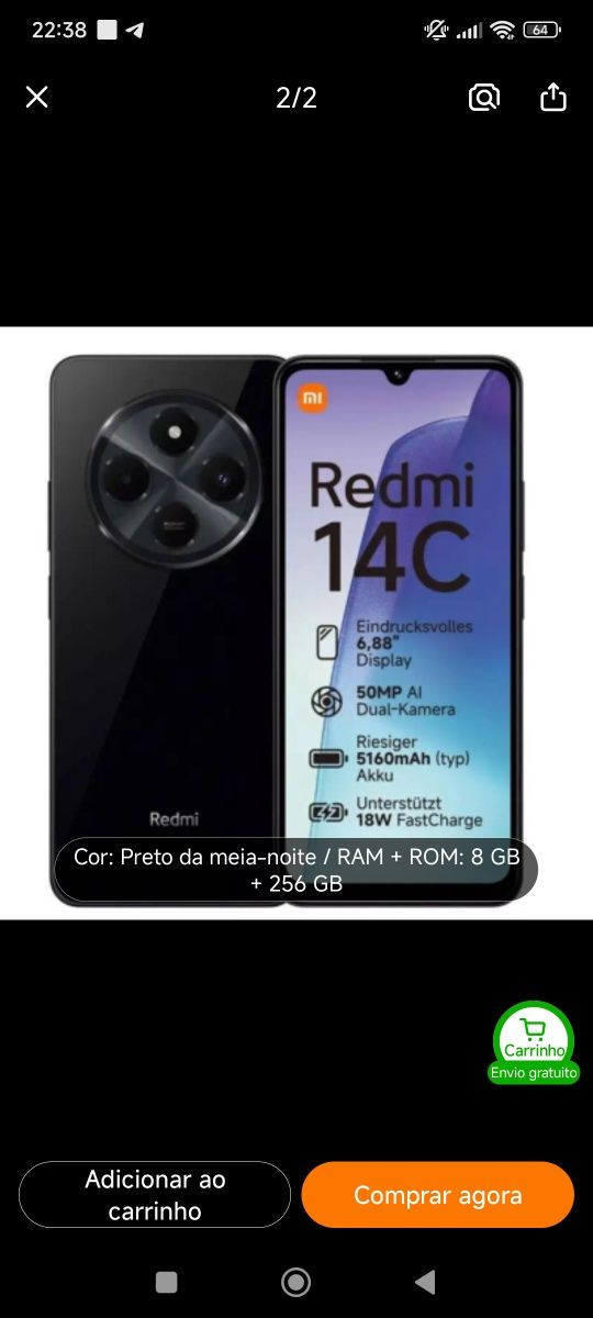 XIAOMI 14C Selado