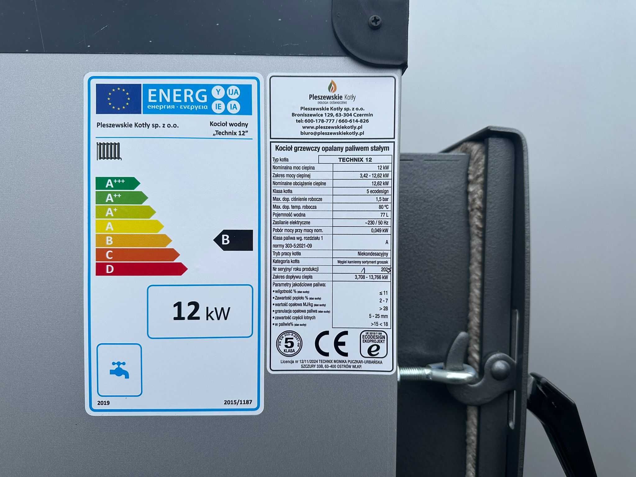Kocioł z Podajnikiem 12kW 5 klasa Ekoprojekt Piec Dostawa Gratis 13 10