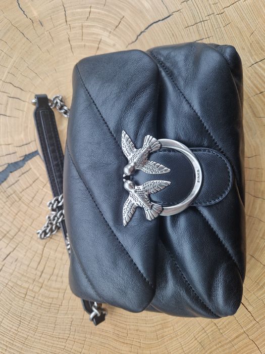 PINKO Torebka skórzana Love Mini Puff