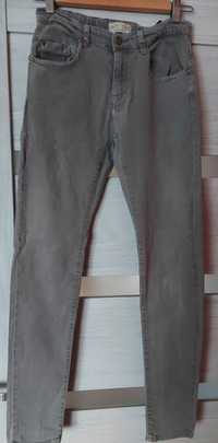 spodnie jeans szare , 152 cm