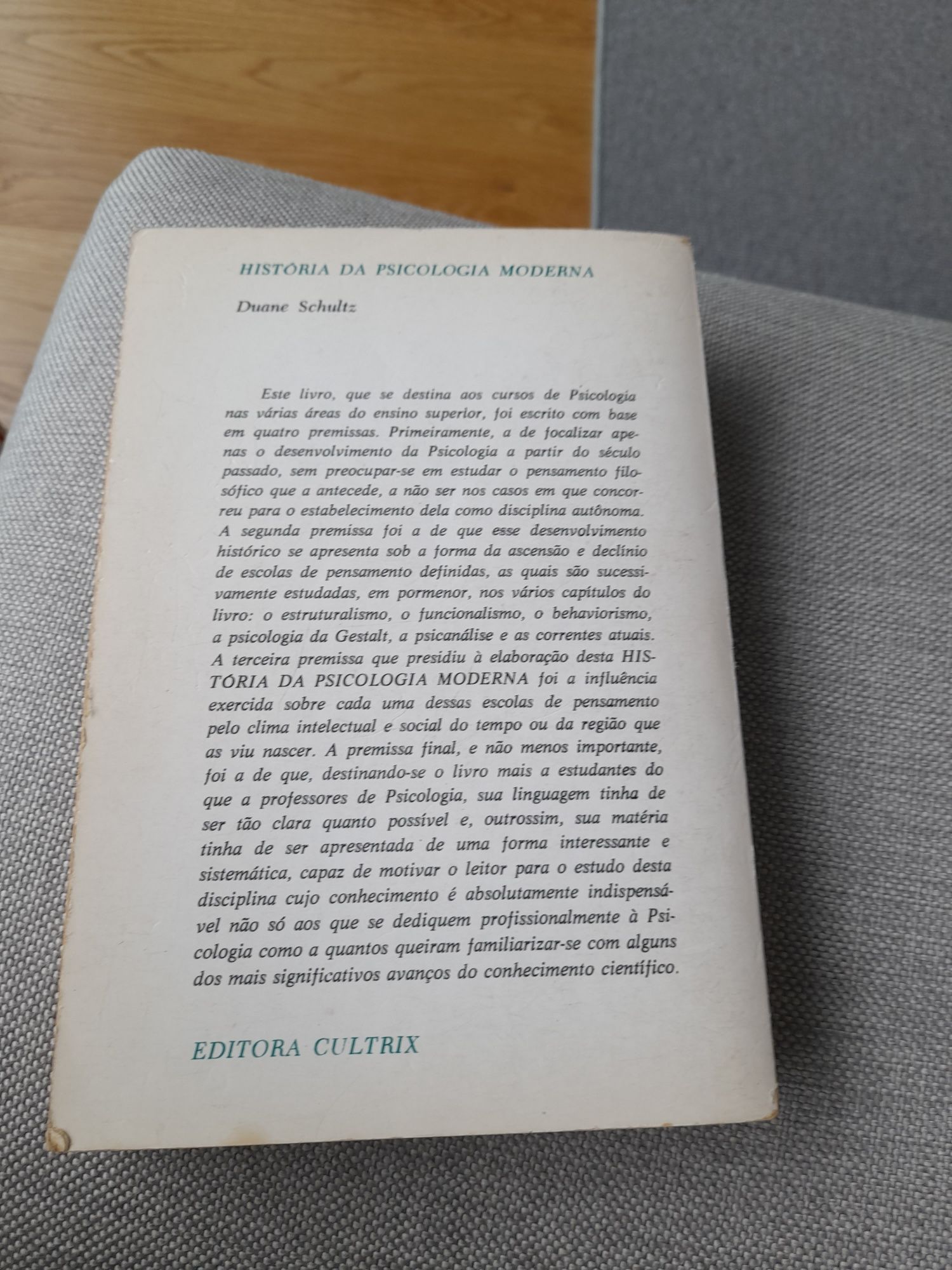 História da Psicologia Moderna de Duane Schultz