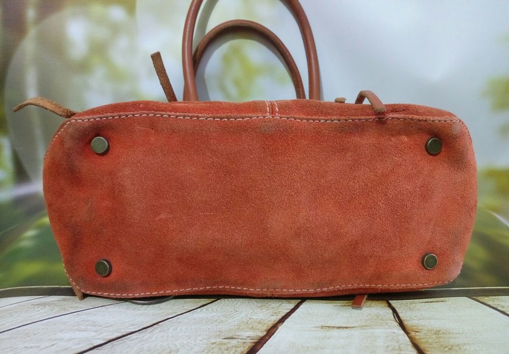 Оригінал Coccinelle шкіряна замшева сумка