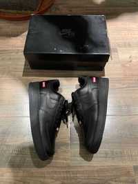 Supreme x Nike Air Force 1 Black Low Shoes EU 44