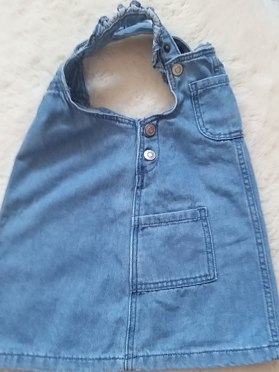 Nowa spódniczka  ogrodniczka jeans dziecięca