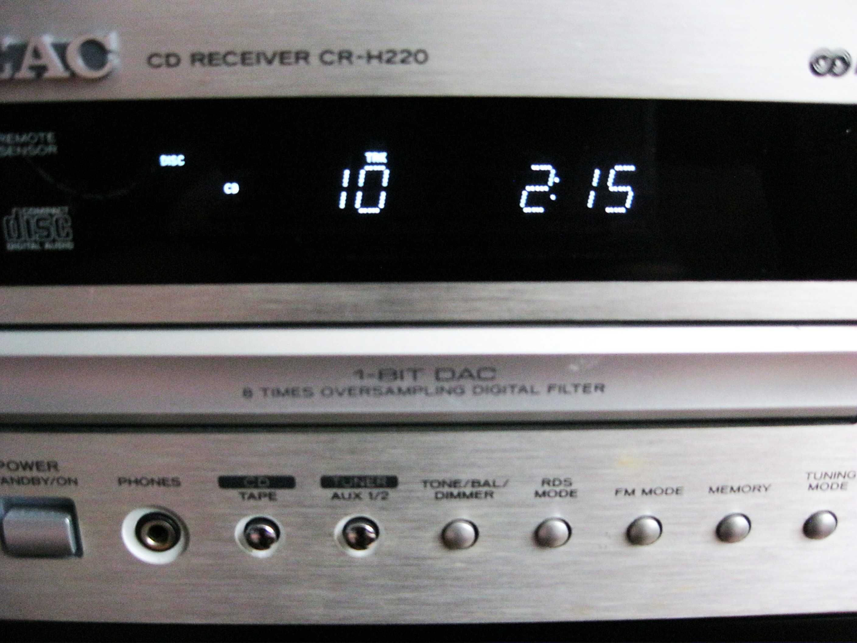 TEAC CR-H220 CD Receiver Hi-Fi made in Japan + oryginalny pilot
