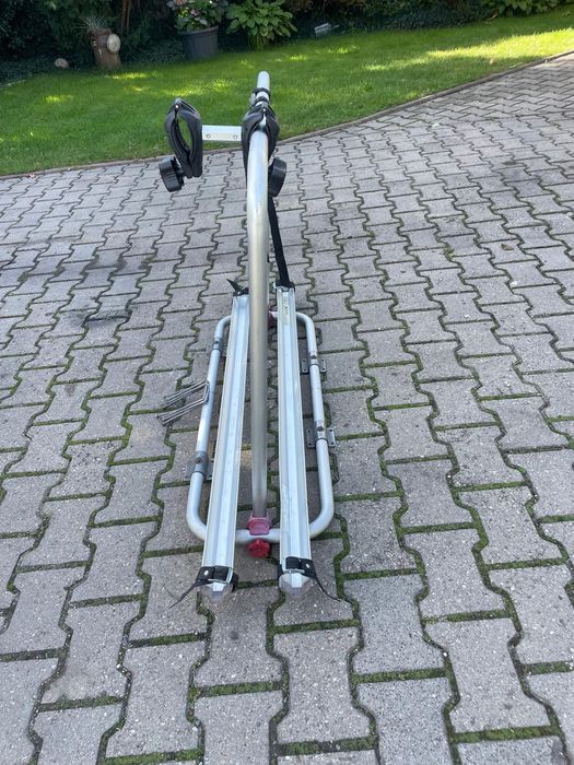 Bagażnik na dyszel do przyczepy kempingowej, uchwyt rowerowy