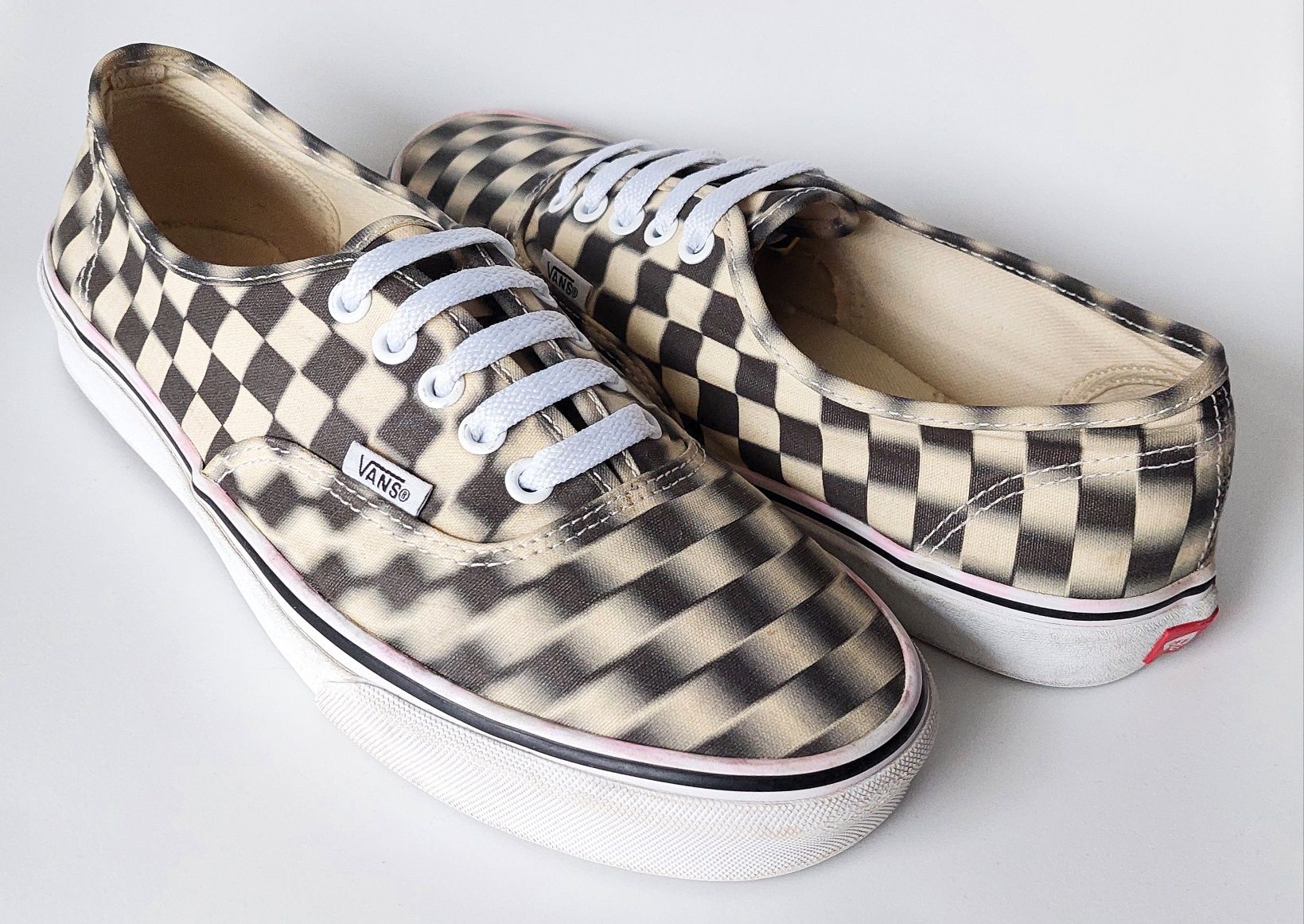 Buty Vans Authentic Blur Check roz.42 Checkerboard trampki