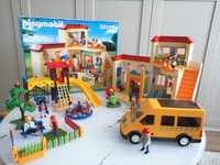 Playmobil Przedszkole 5567, plac zabaw, autobus szkolny