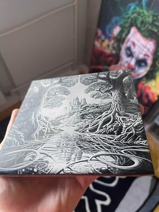 Obraz Wypalony na Płytce Ceramicznej - Zamek w Lesie, 15x15 cm