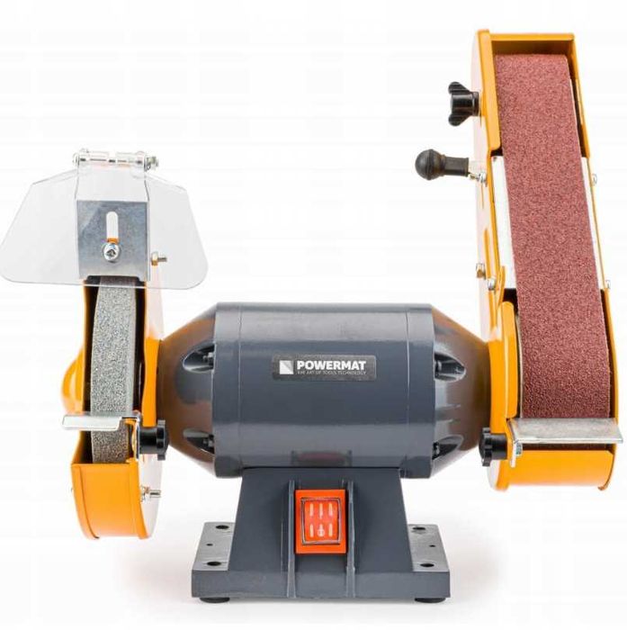 Шліфувальний верстат Powermat стрічковий 2в1 1850 Вт 150 мм 2950 об/хв