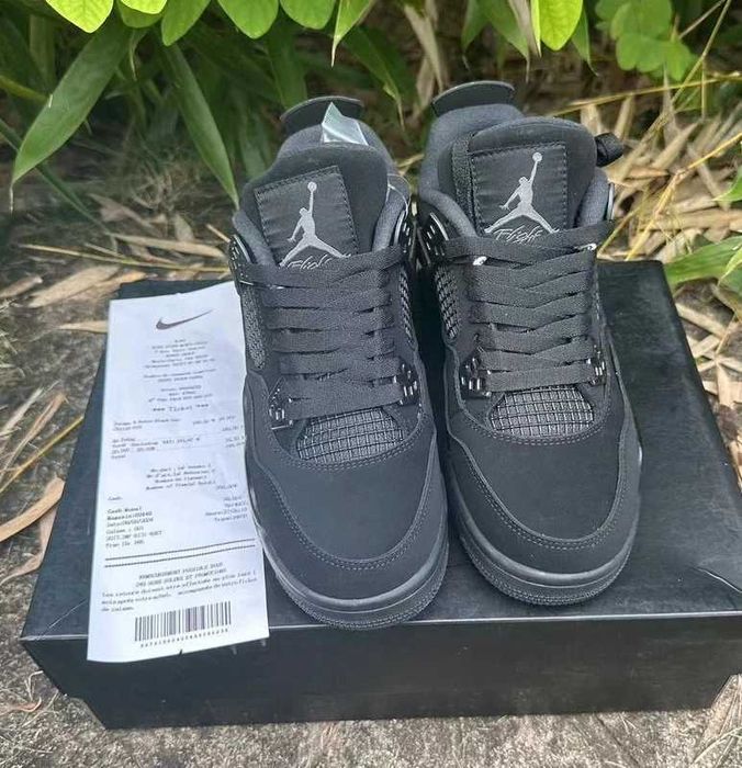 Buty Trampk Jordan 4 Retro Black Cat R.45