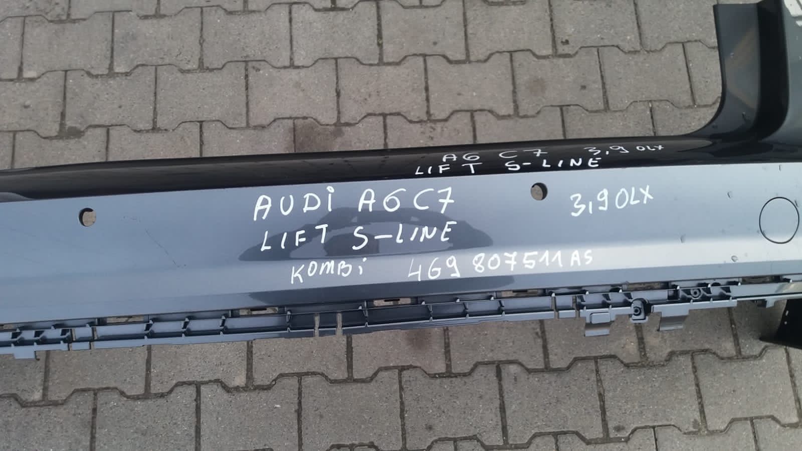 Zderzak Audi A6 C7 lift C-line kombi