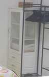 Móvel lacado branco, vitrine