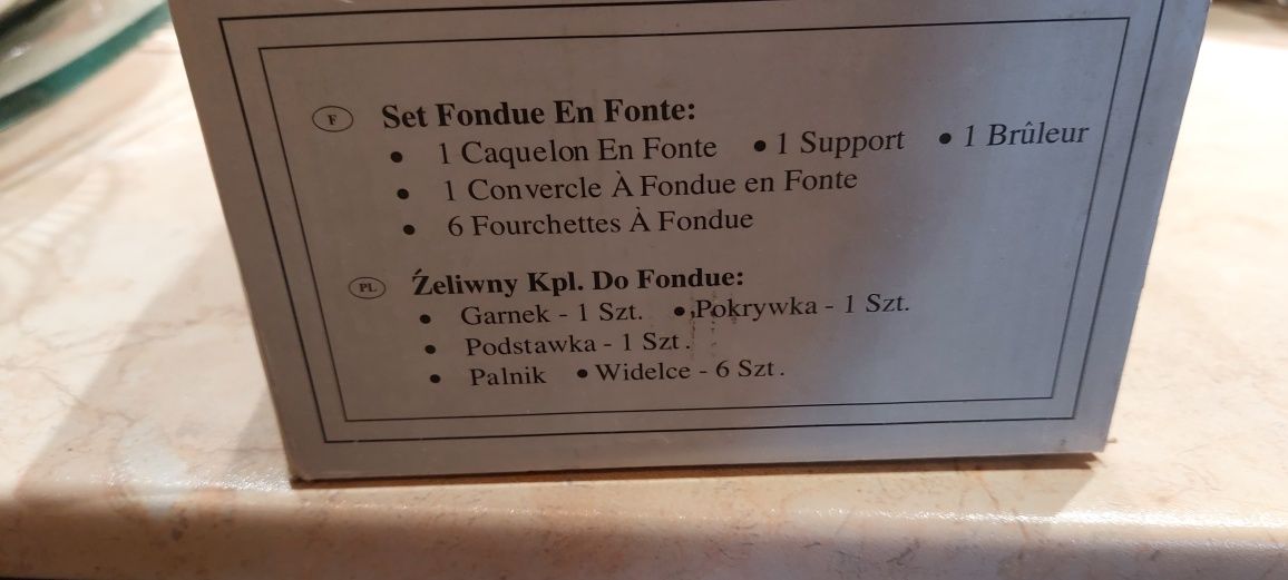 Nowy zestaw do founde