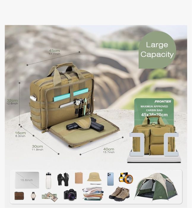 Сумка тактична для ноутбука SPAHER