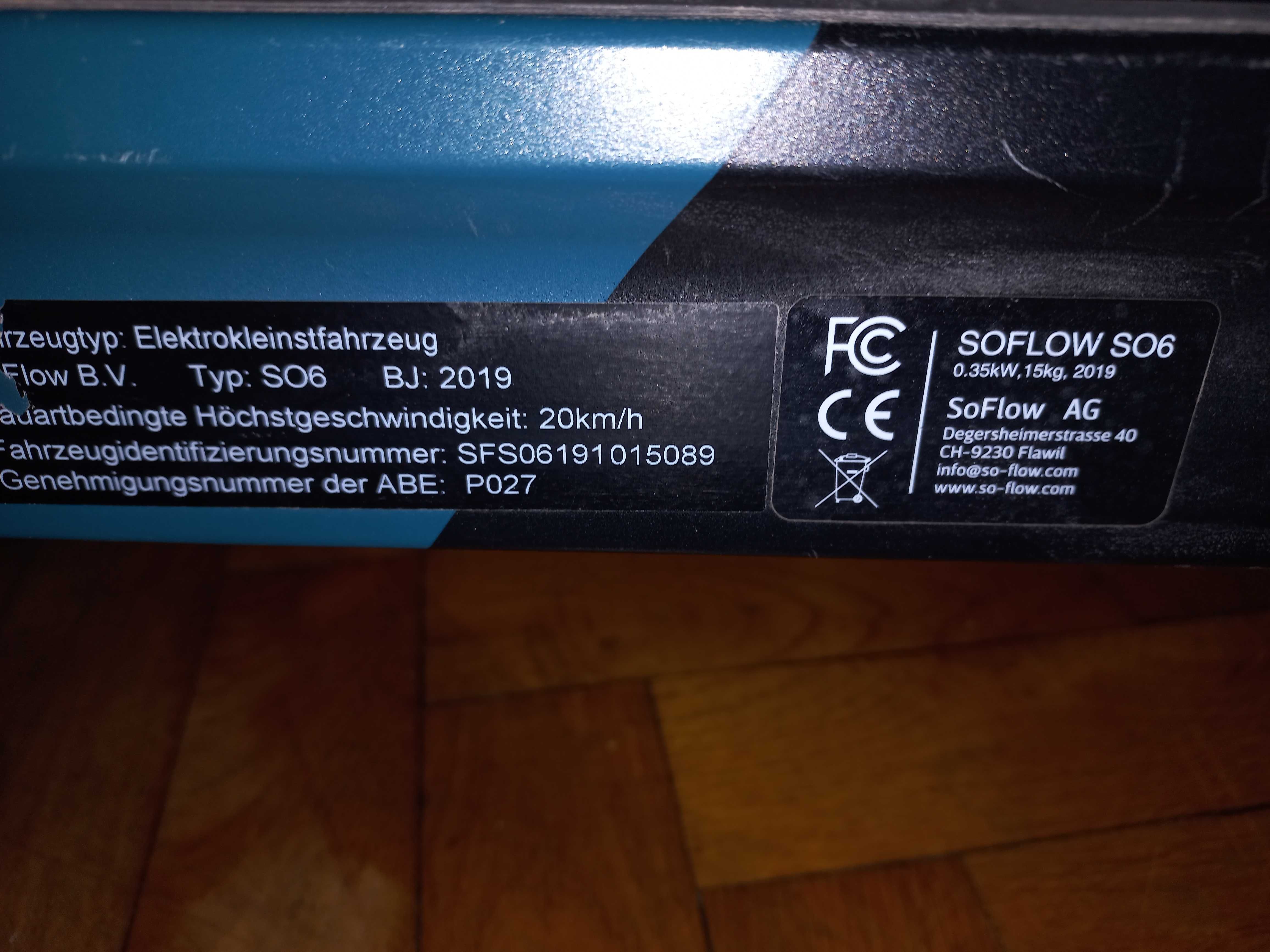 Hulajnoga elektryczna Soflow S06