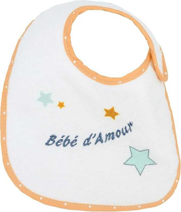 Zestaw 7 Śliniaków Dla Niemowląt TROIS KILOS SEPT Wodoodporne 0-4M