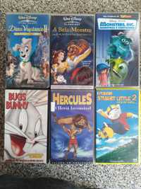 Cassetes VHS filmes infantis( dois por 5 euros)