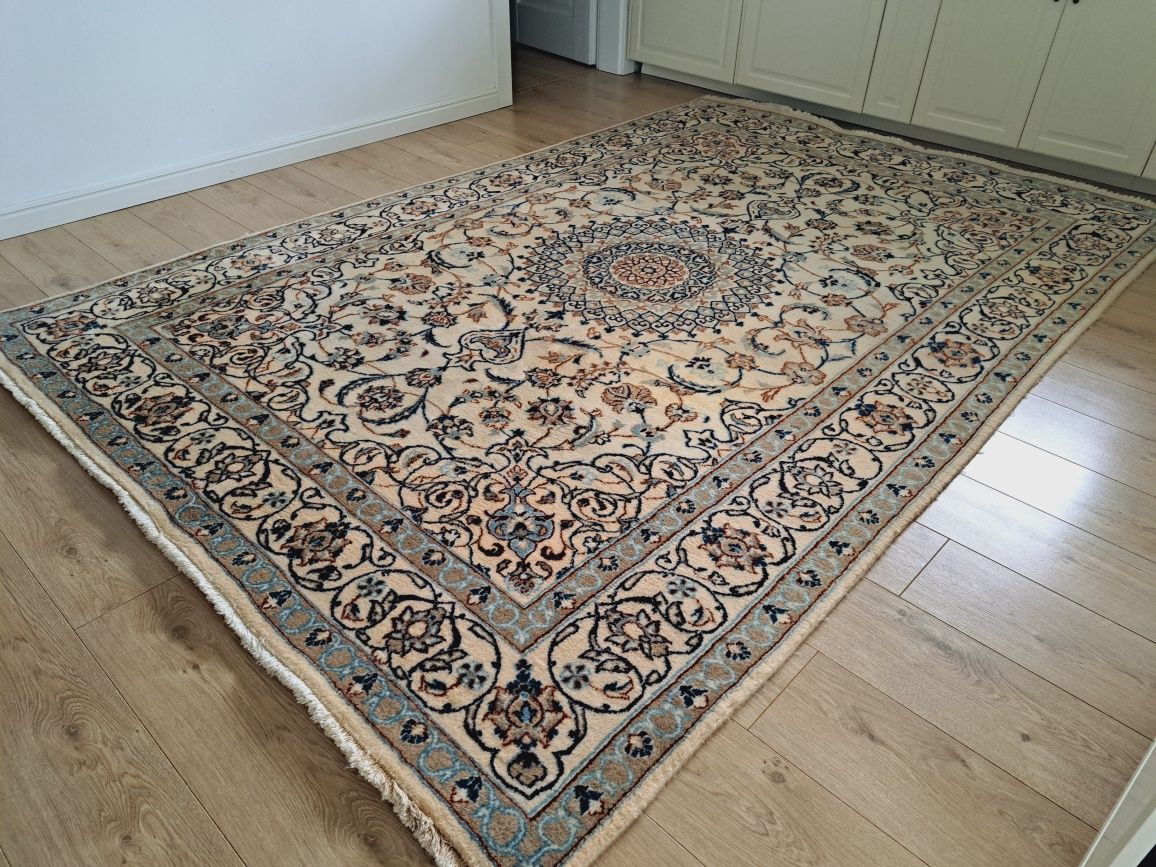 Dywan wełniany Nain 200x300 cm – jasny, elegancki, ręcznie tkany
