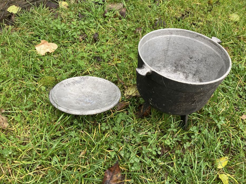 Kociołek garnek na prażonki pieczonki