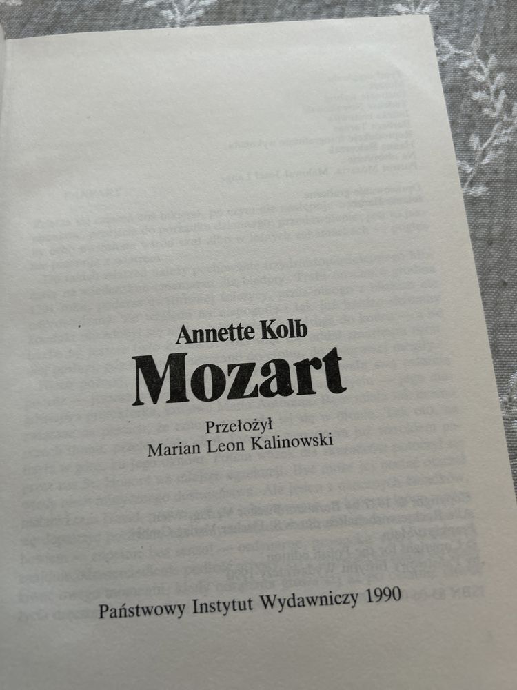 Mozart Annette Kolb