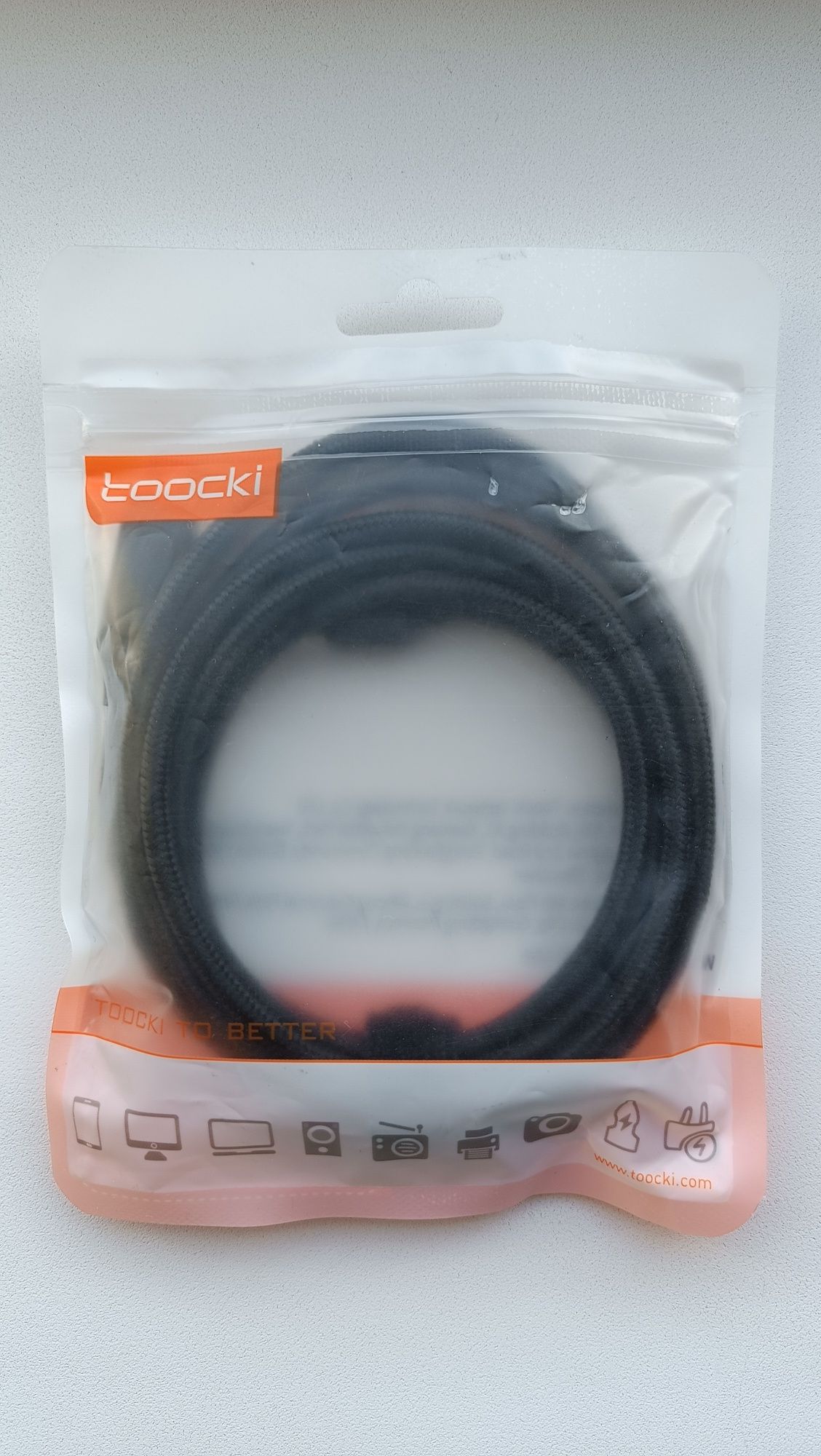 Кабель Toocki USB A/USB Type-C, 100w, 6A, 2м, з екраном,швидка зарядка