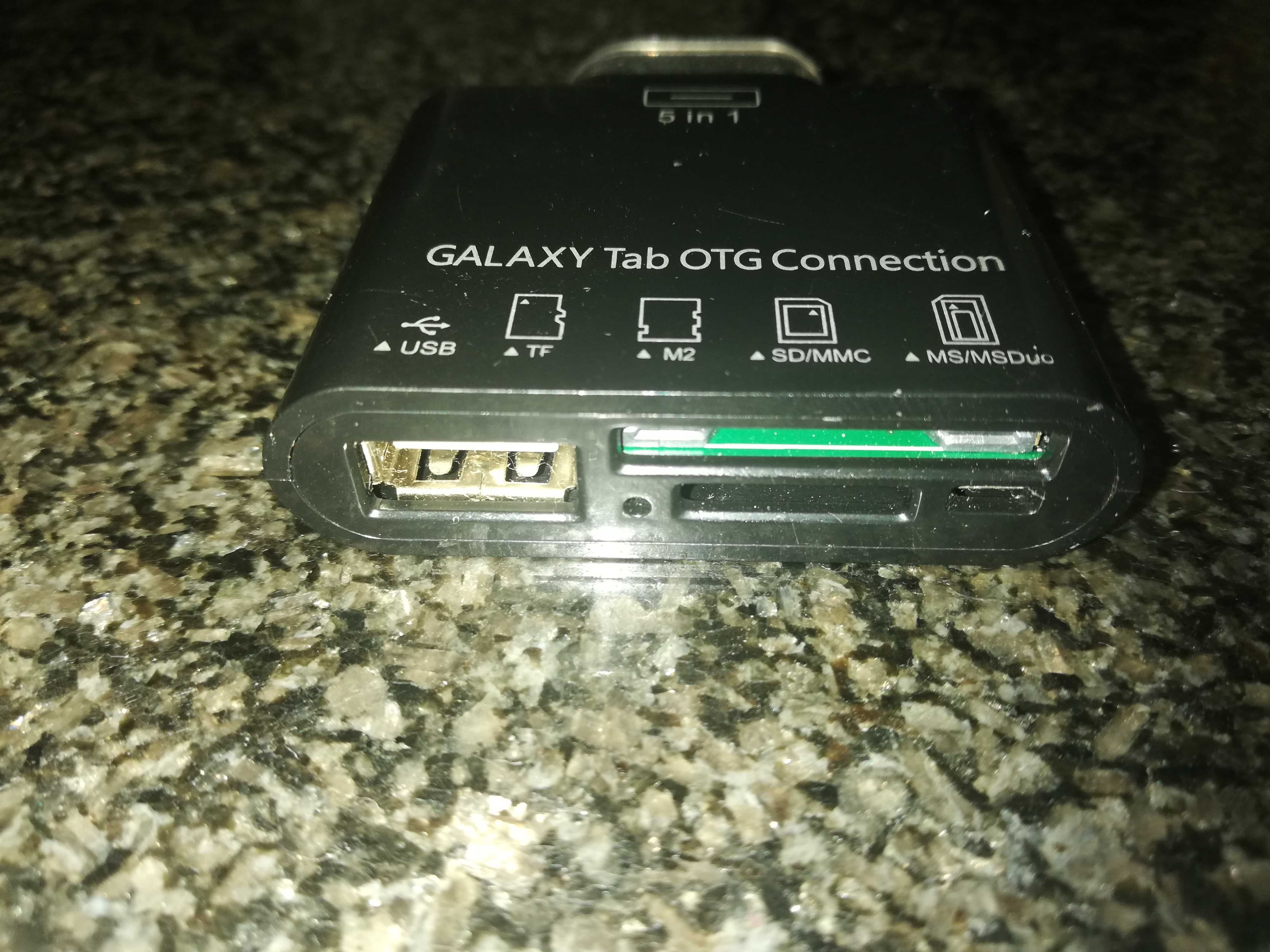 Adaptador OTG -Cartões Sd/MMC, USB, TF, M2, Ms/Duo