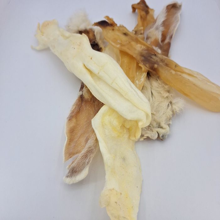 Zestaw uszu królika 6szt. - Zdrowy gryzak dla psa