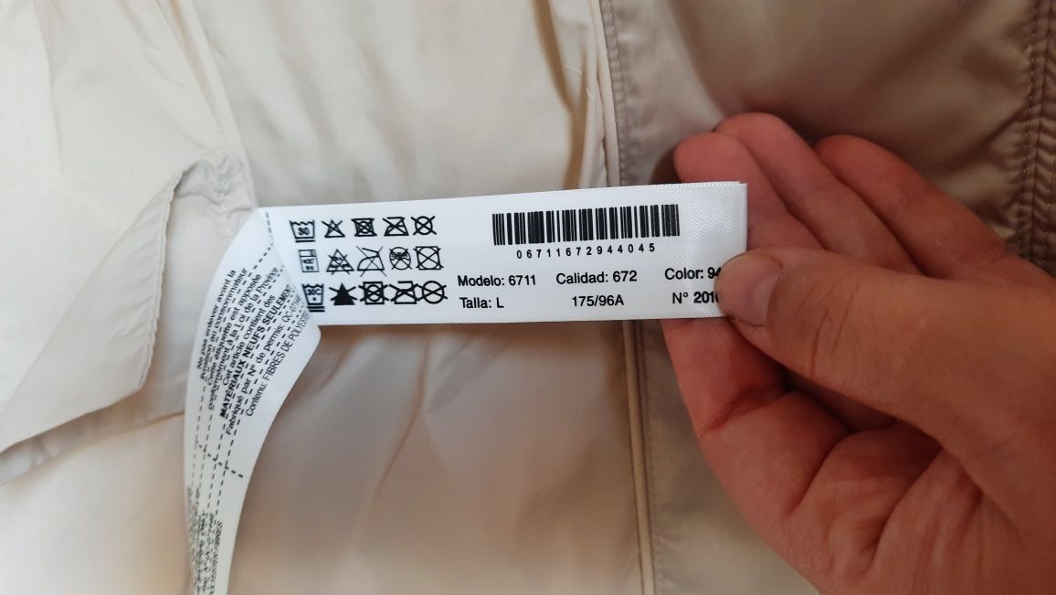 Kamizelka Massimo Dutti L z kapturem długa nowa bez metki