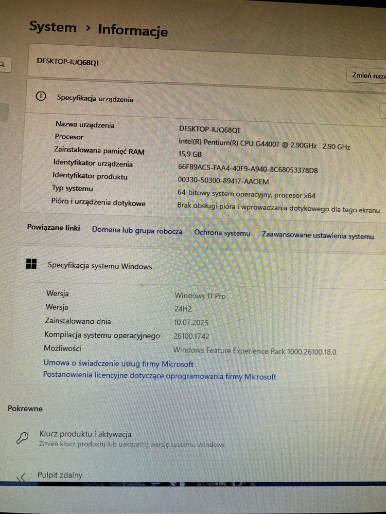 Komputer Windows 11 Pro