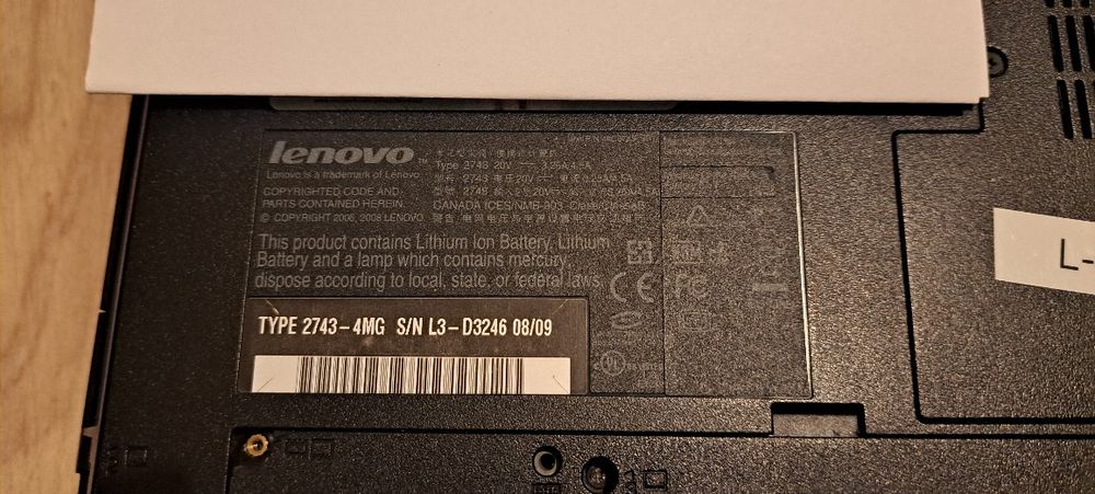 Sprzedam laptopa lenovo sl400