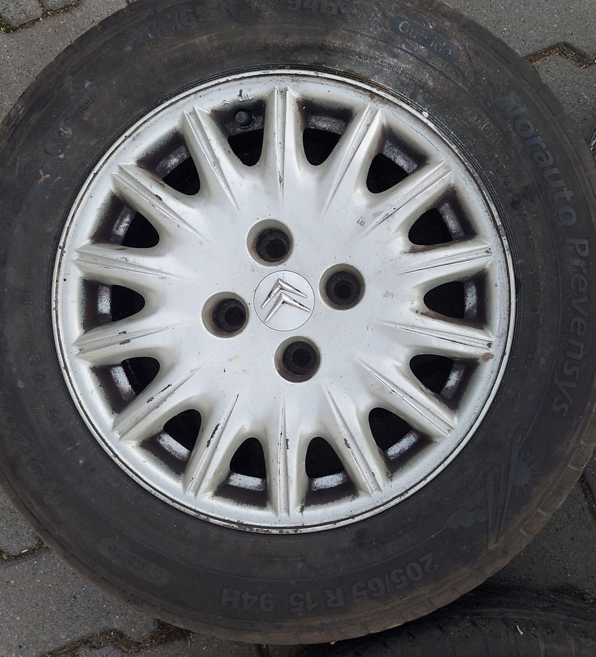 6.5J 15" ET25 4x108 Citroen C2 C3 Xara Peugeot 206 207 , 308,