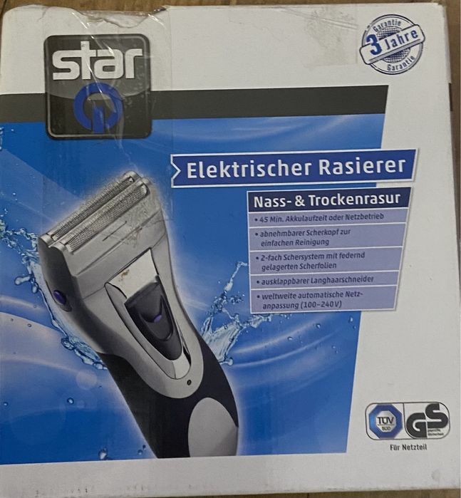 Golarka elektryczna Golenie na mokro i na sucho NOWA