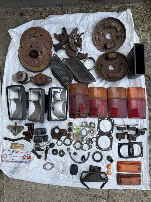 Mix zestaw części do fiat 126p seicento cinquecento prl różne