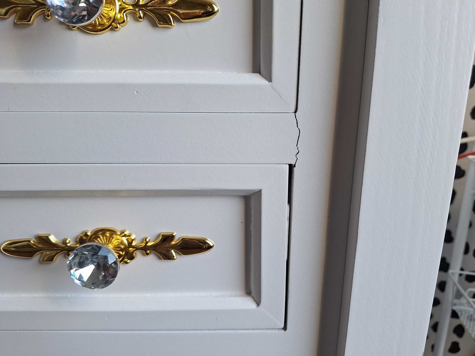 Konsola komoda biała