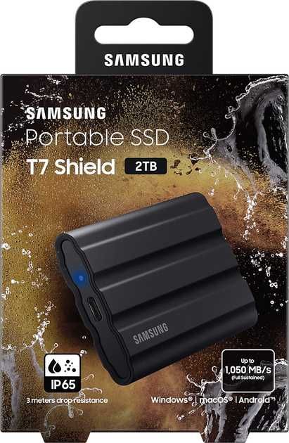 Samsung Portable SSD T7 Shield 2TB USB 3.2 Type-C Black