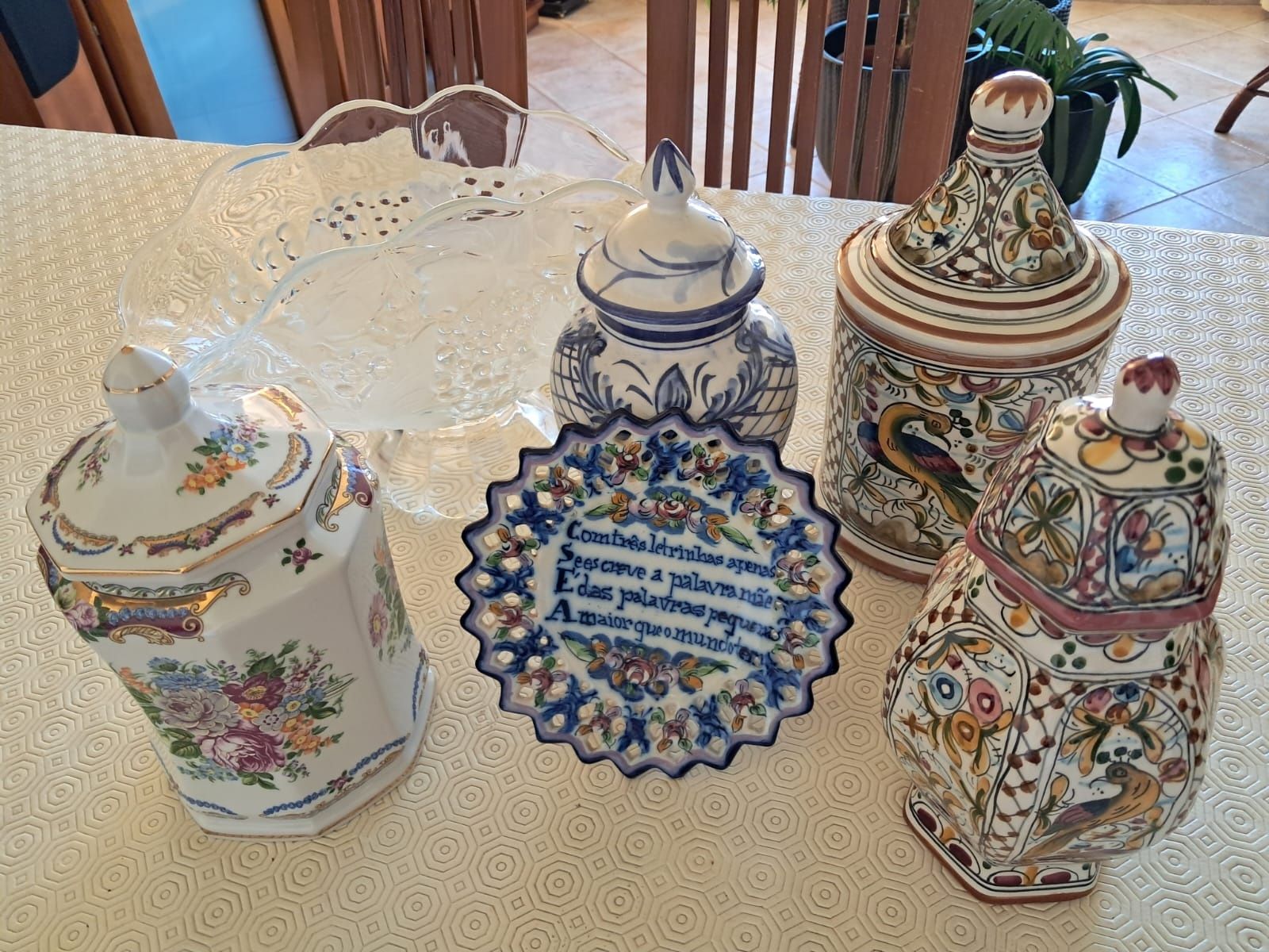 Louças de decoração