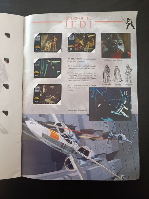 Caderneta star wars matutano 50/50