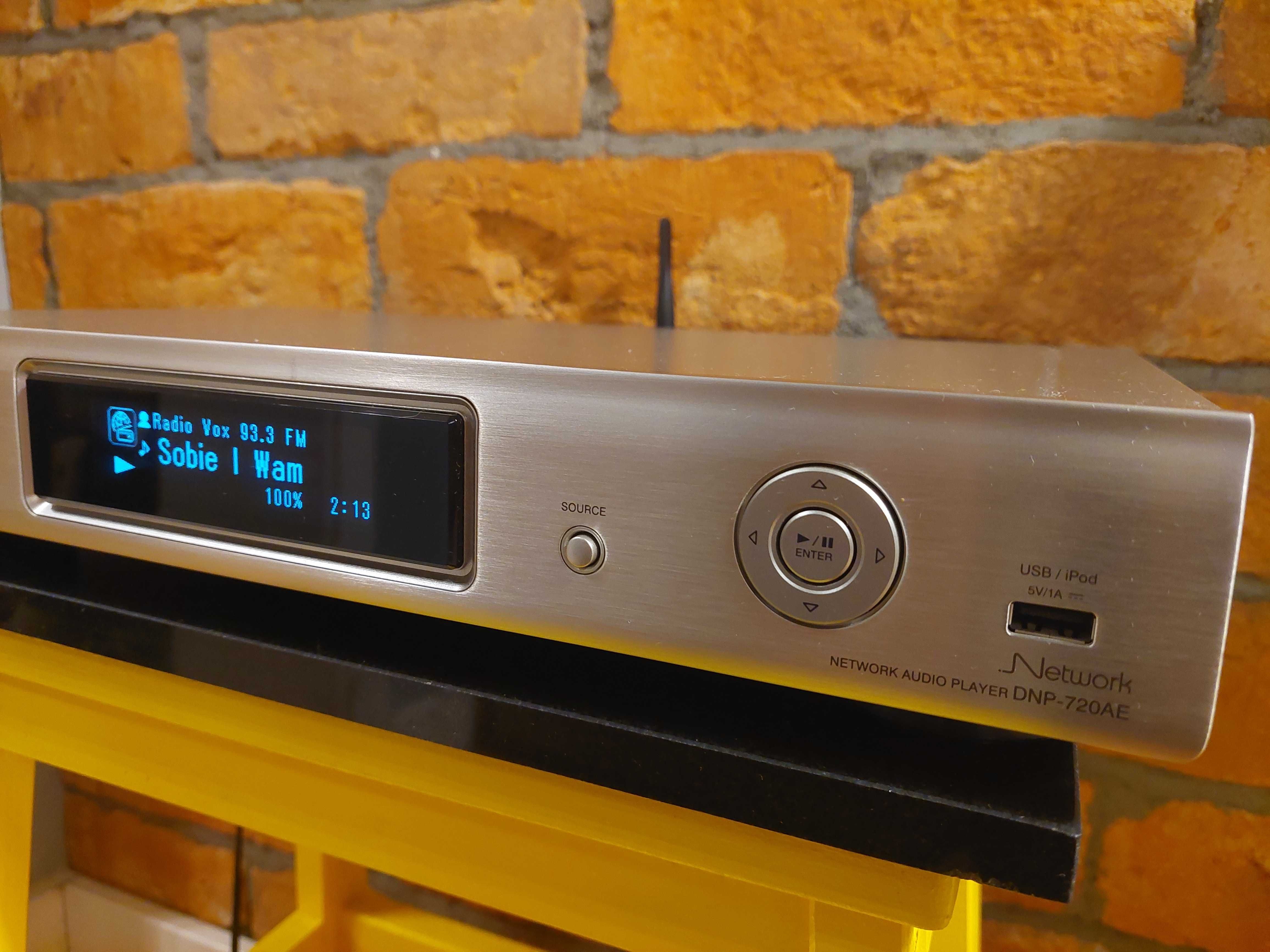 Odtwarzacz sieciowy strumieniowy DENON DNP-720AE Streamer WiFi ja Nowy
