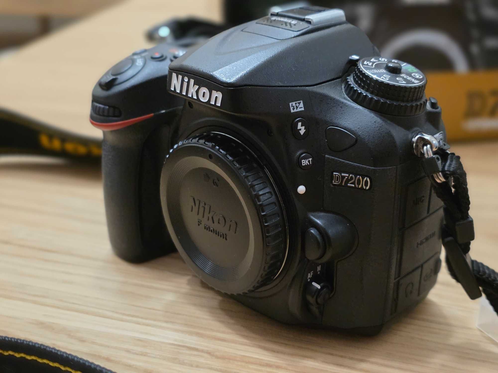 Lustrzanka Nikon D7200 bdb stan mały przebieg 15k okazja